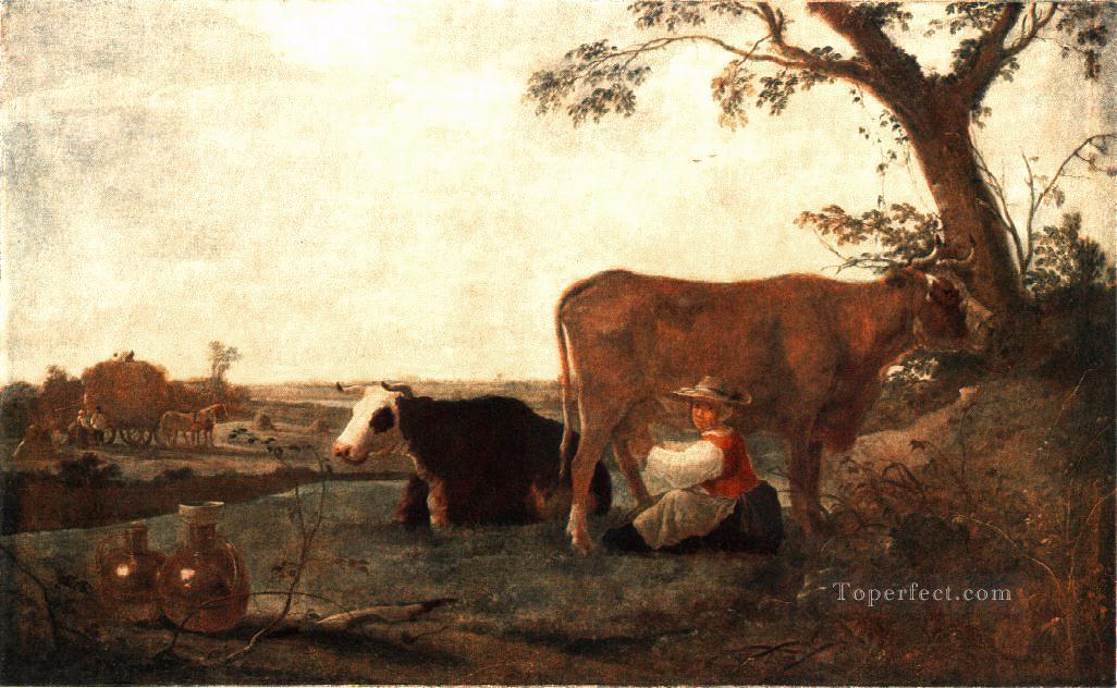 El pintor rural de Dairy Maid Aelbert Cuyp Pintura al óleo